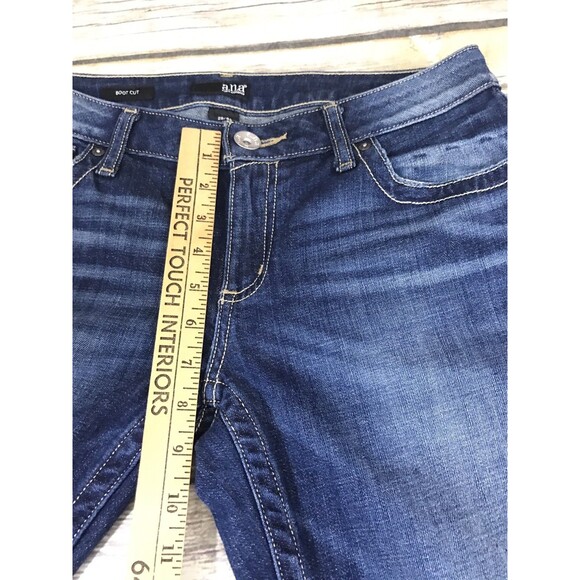 ANA A New Approach Womens Sz 6 Bootcut Jeans Flap Pocket Stretch Dark Wash - Picture 5 of 12